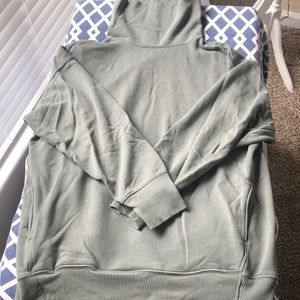 Oversized turtleneck sweatshirt